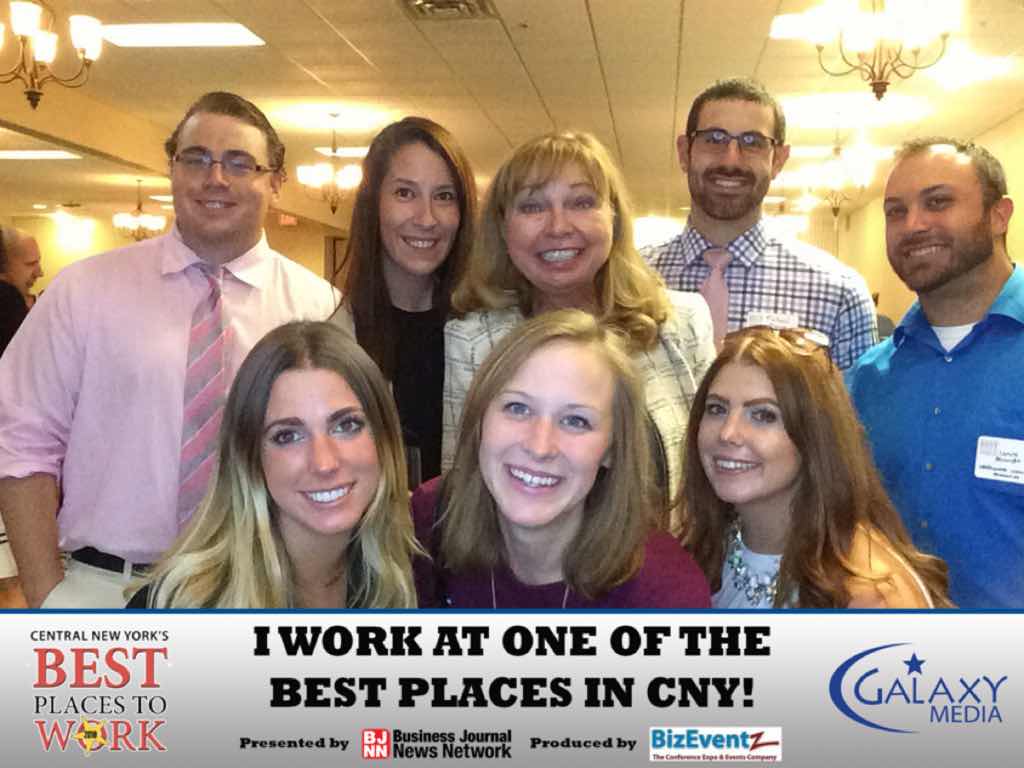 Usherwood honored at the CNY Best Places to Work awards ceremony.