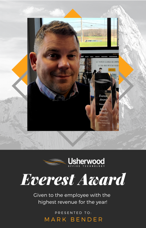 Mark Bender Receives Everest Award