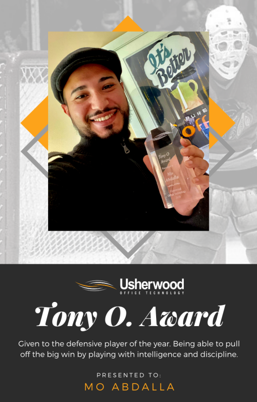 Mo Abdalla Receives Tony O. Award