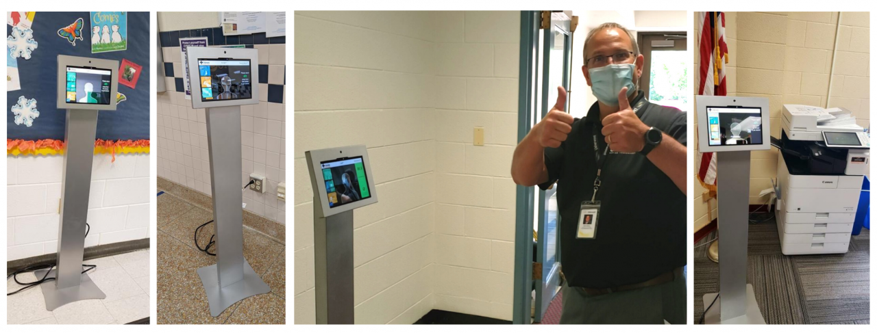 Usherwood Helps Two School Districts Reopen Safely with Odyssey Defender Temperature Kiosks