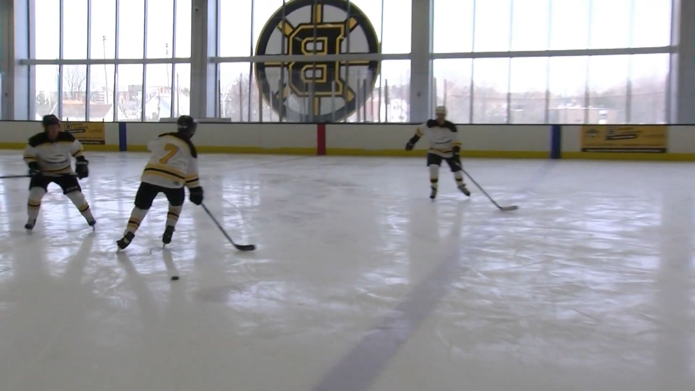 Usherwood skated its way onto NBC Sports Boston and NECN